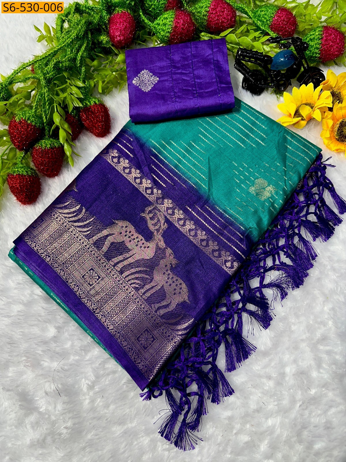 Fancy Mysore silk saree