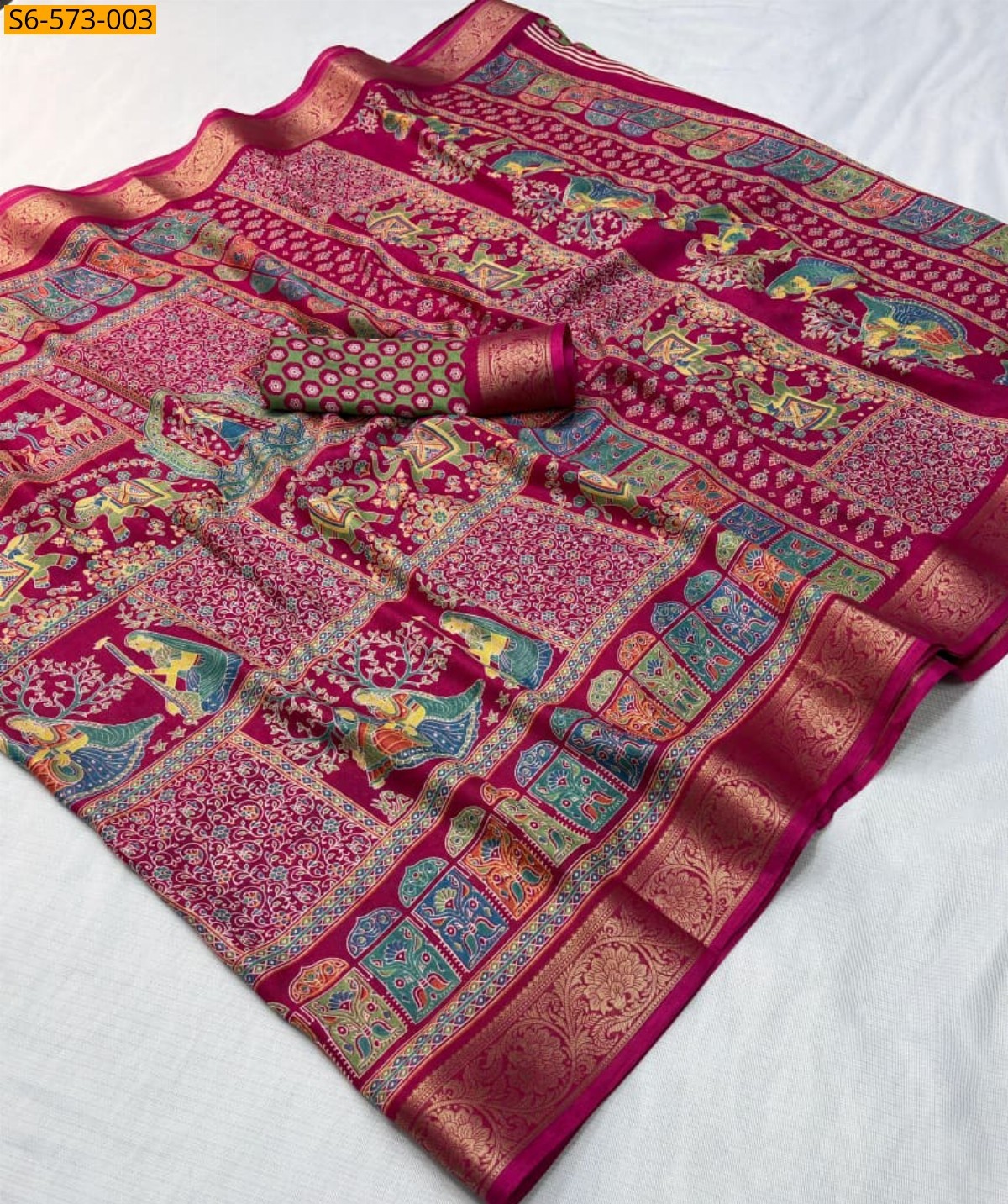 Maroon Fancy Marshmellow saree
