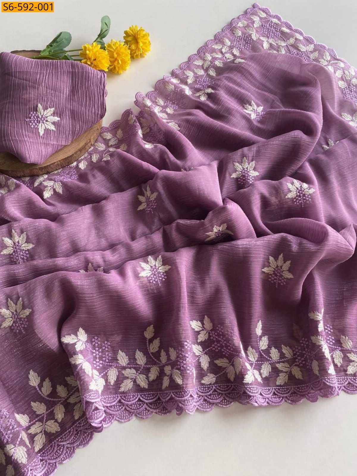 Onion Pink Partywear Shimmer Georgette saree