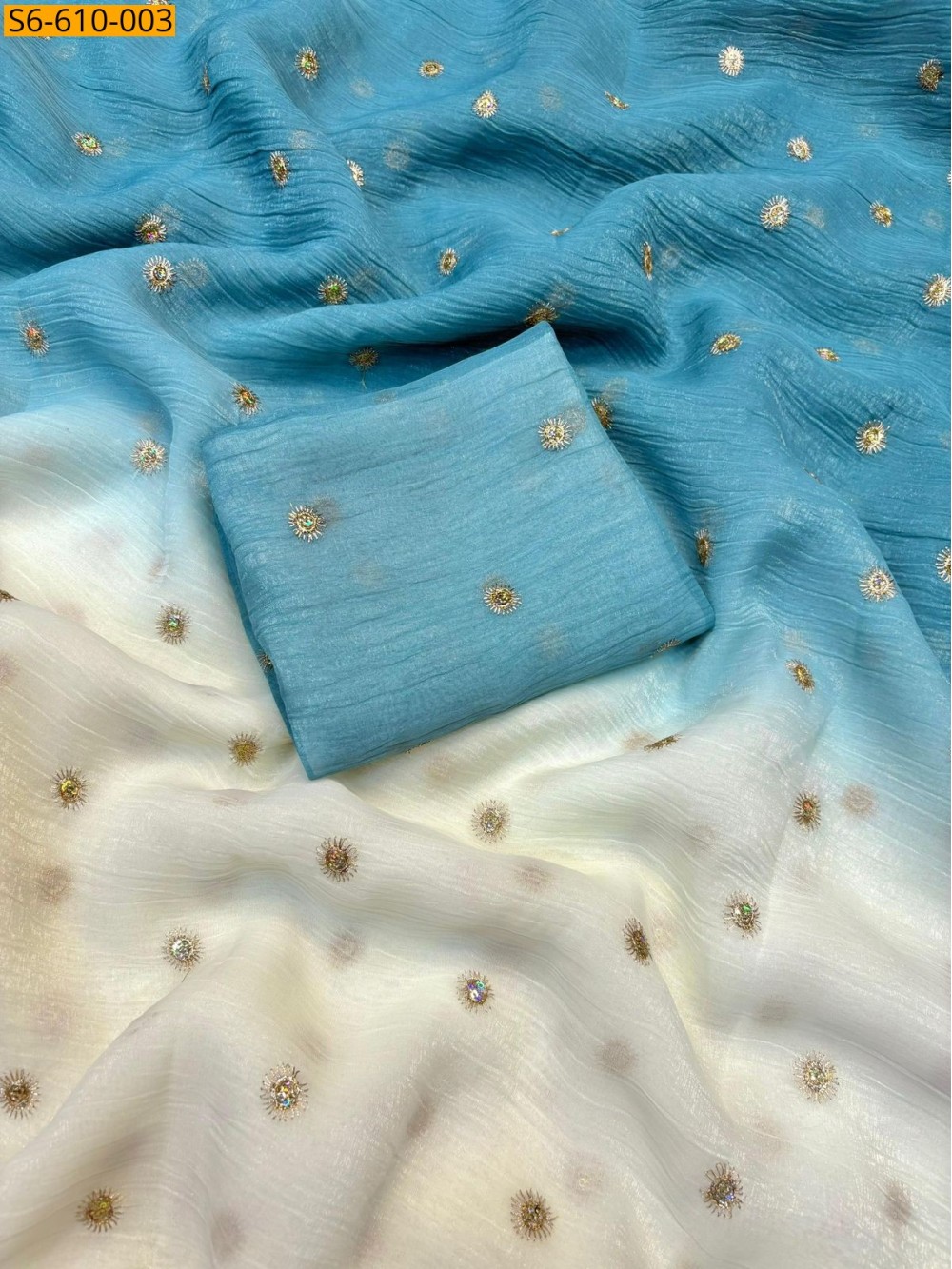 Party wear shaded sarees