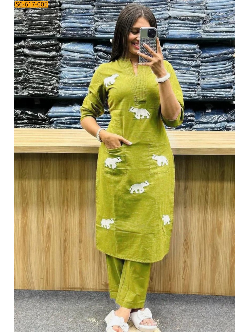 Rayon Kurti Plazzo Set