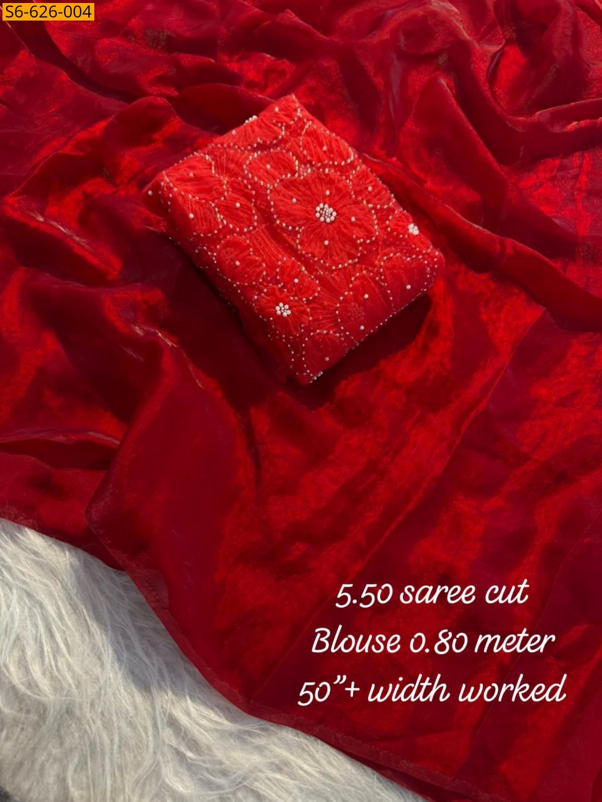 Fandy satin silk saree