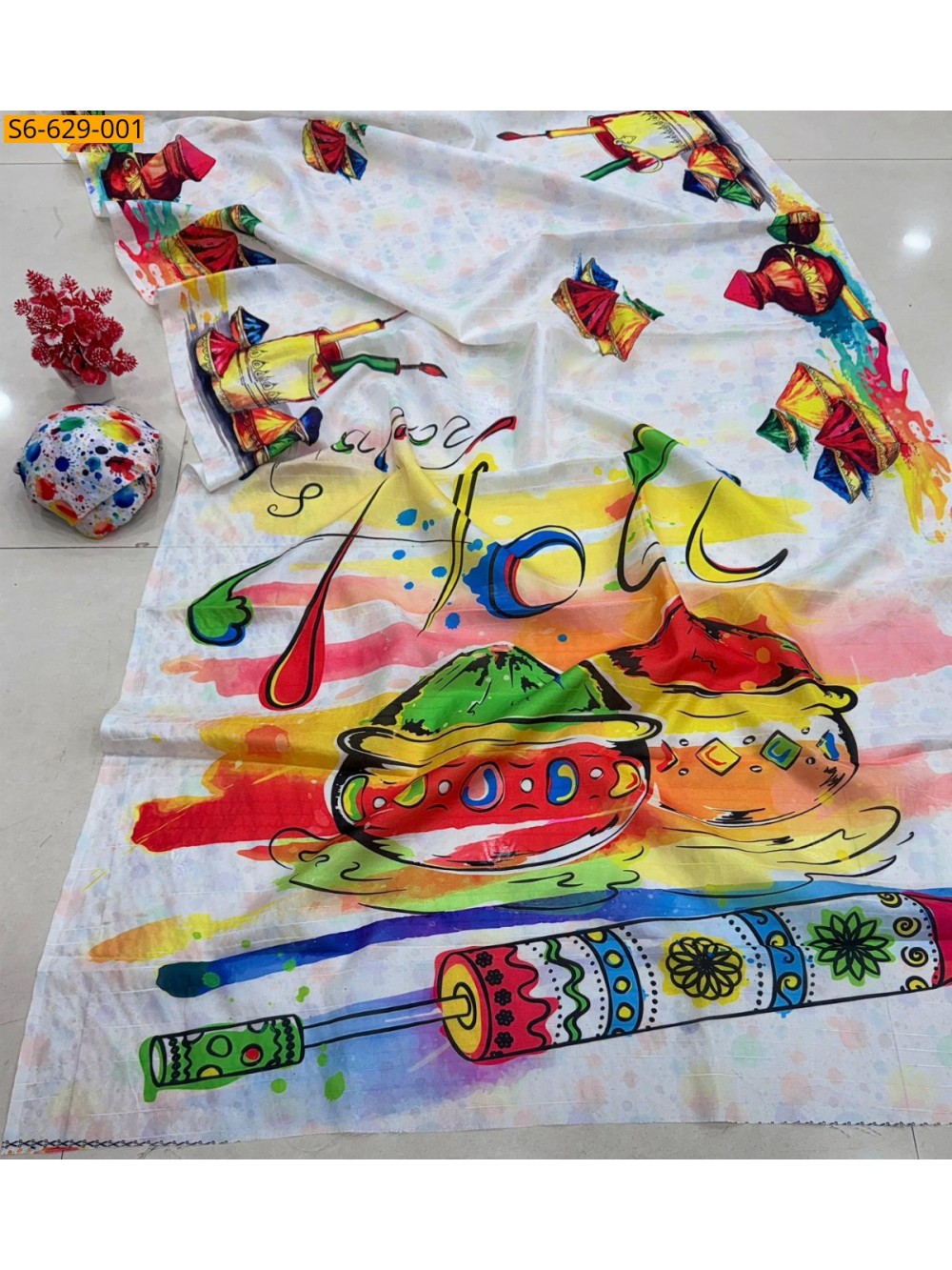 Fancy tussar silk saree