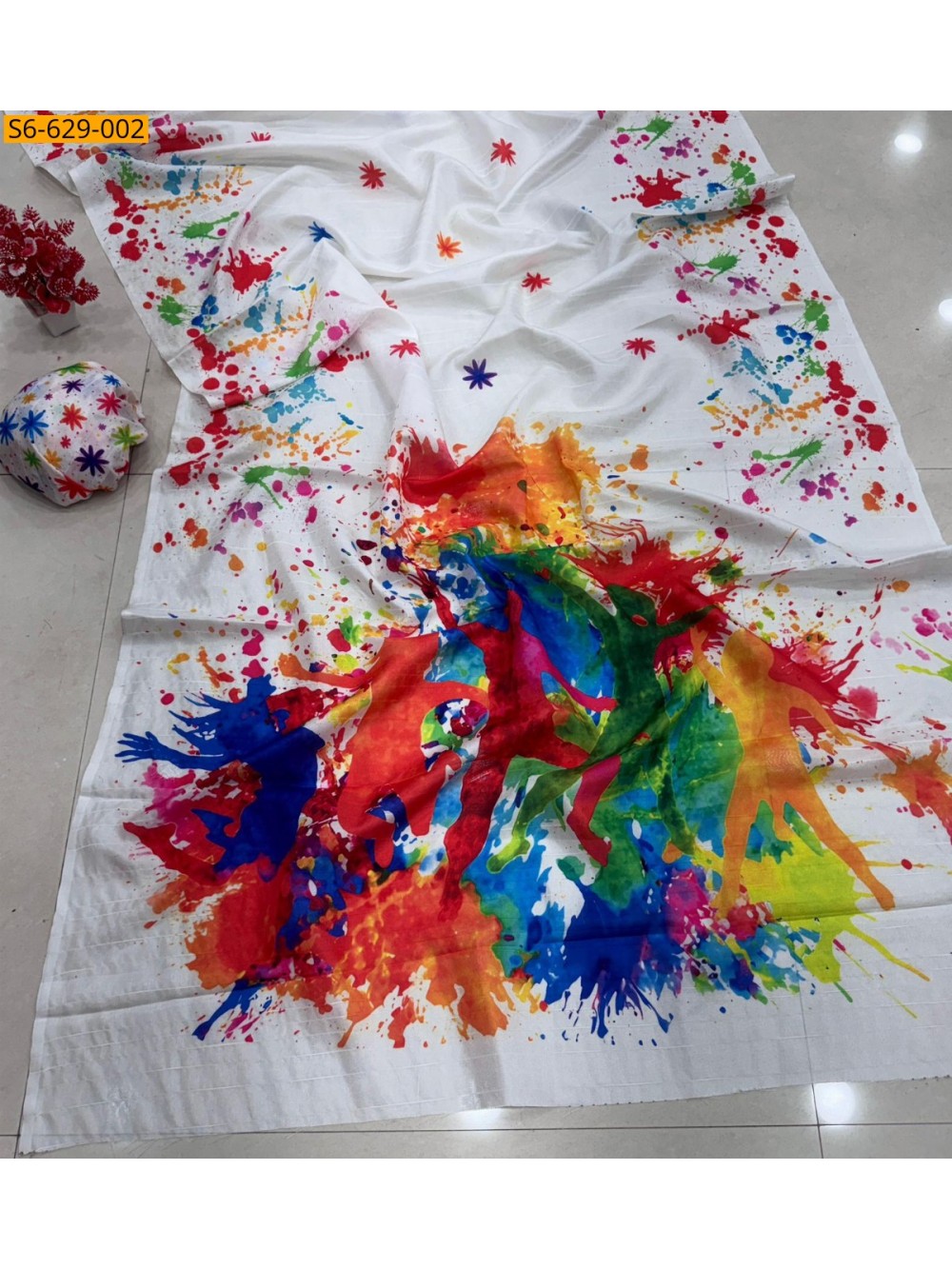 Fancy tussar silk saree