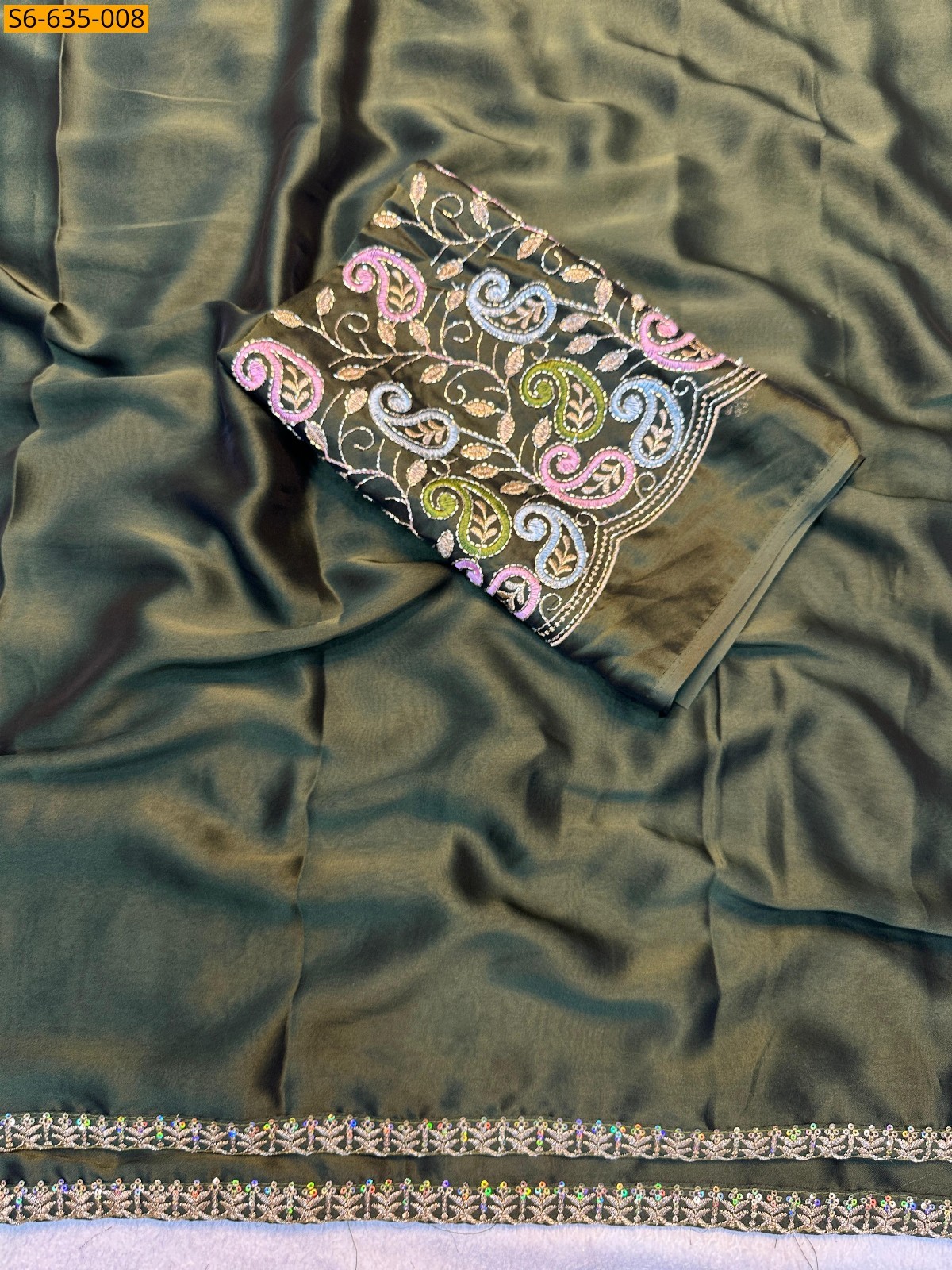 Green Rangoli Silk Sarees