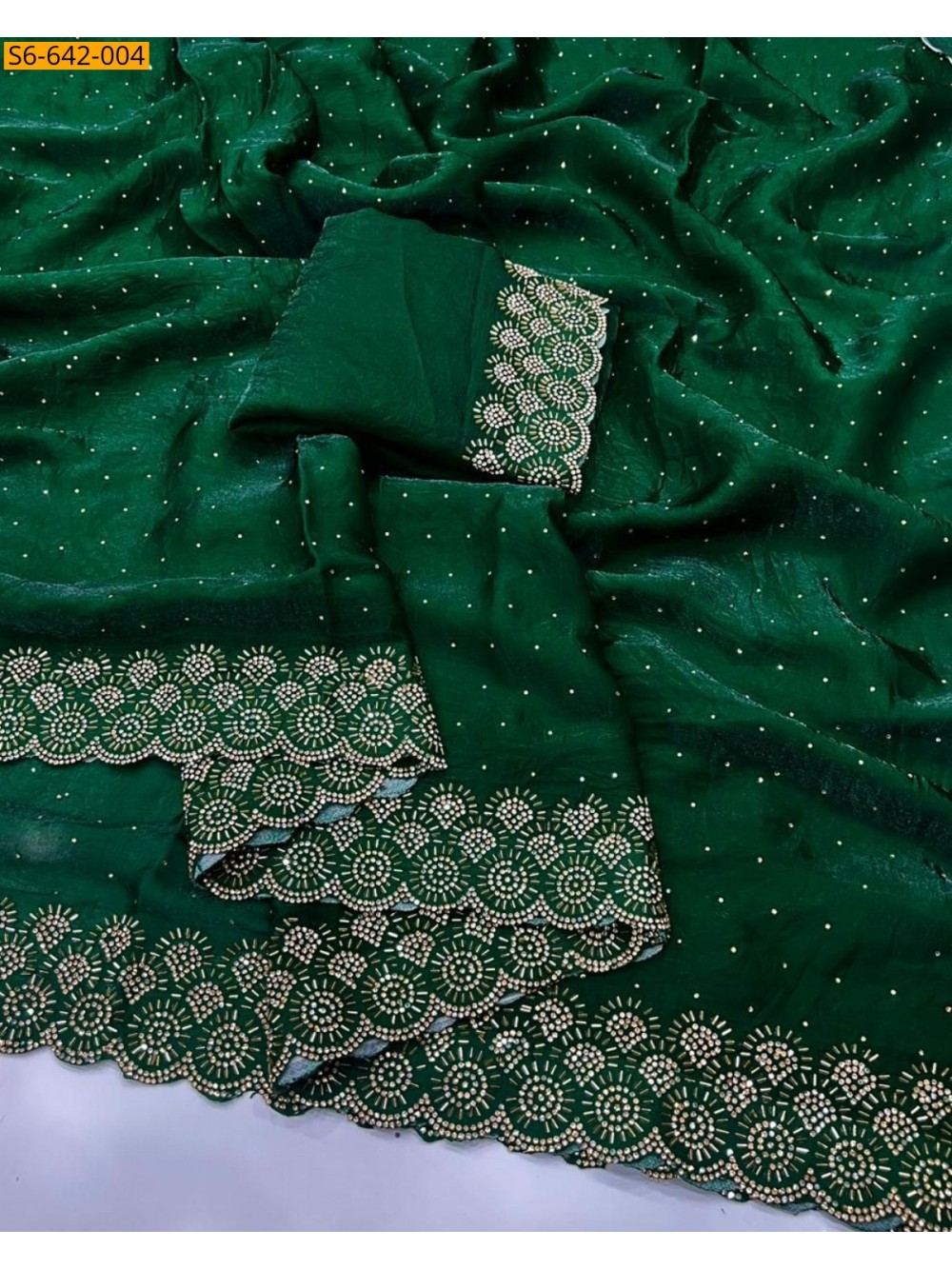 Fancy Space Soft Silk Saree