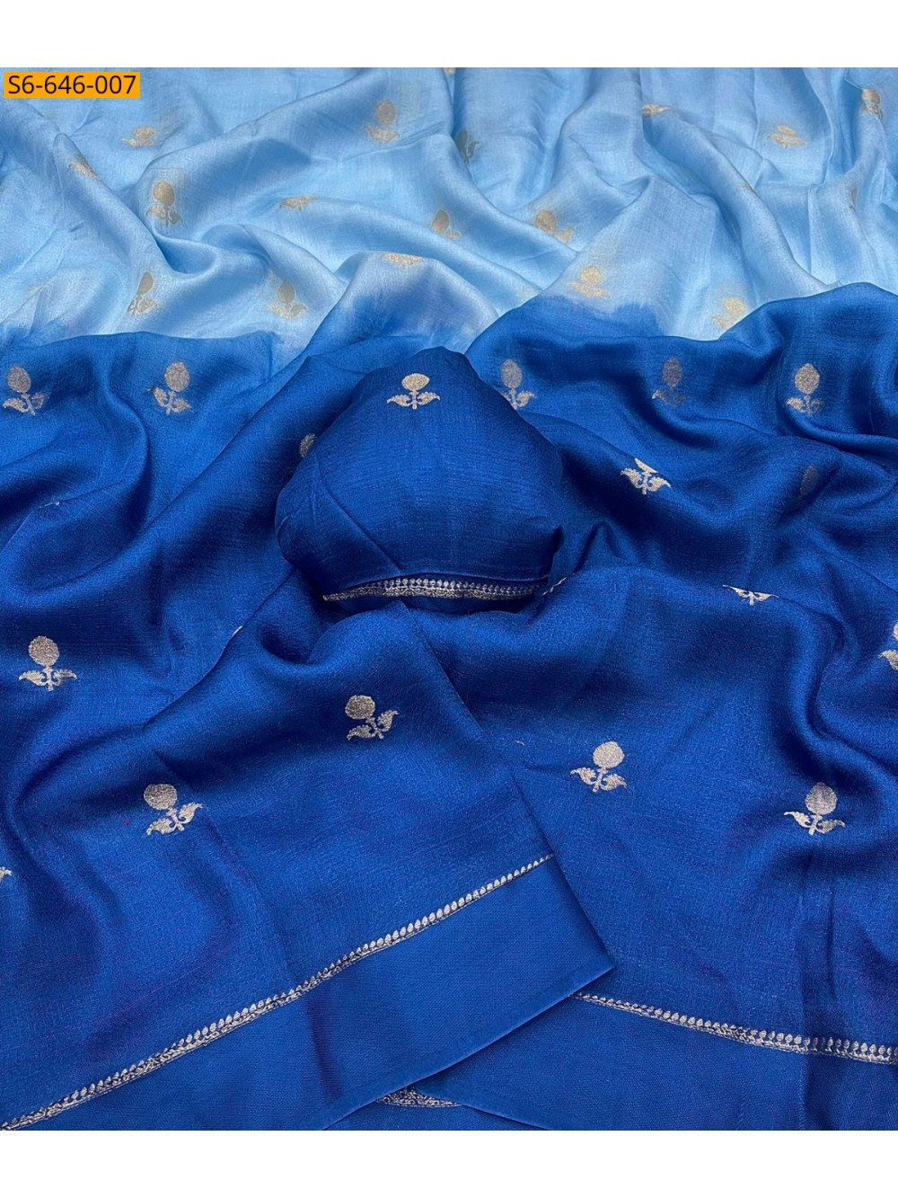 Fancy viscose khadi silk sarees