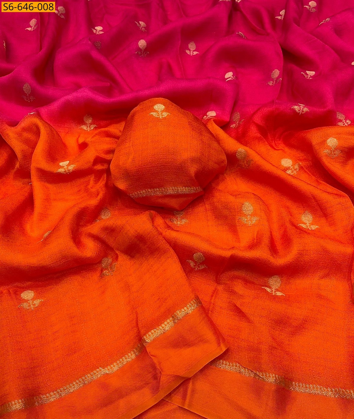 Multi color Fancy viscose khadi silk sarees