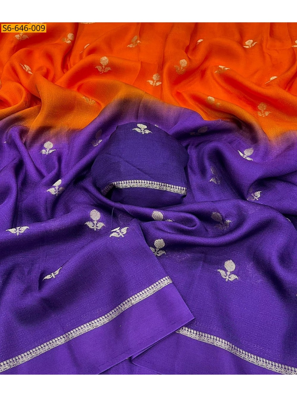 Fancy viscose khadi silk sarees