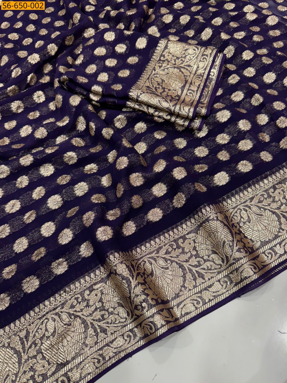 Viscose Georgette Saree