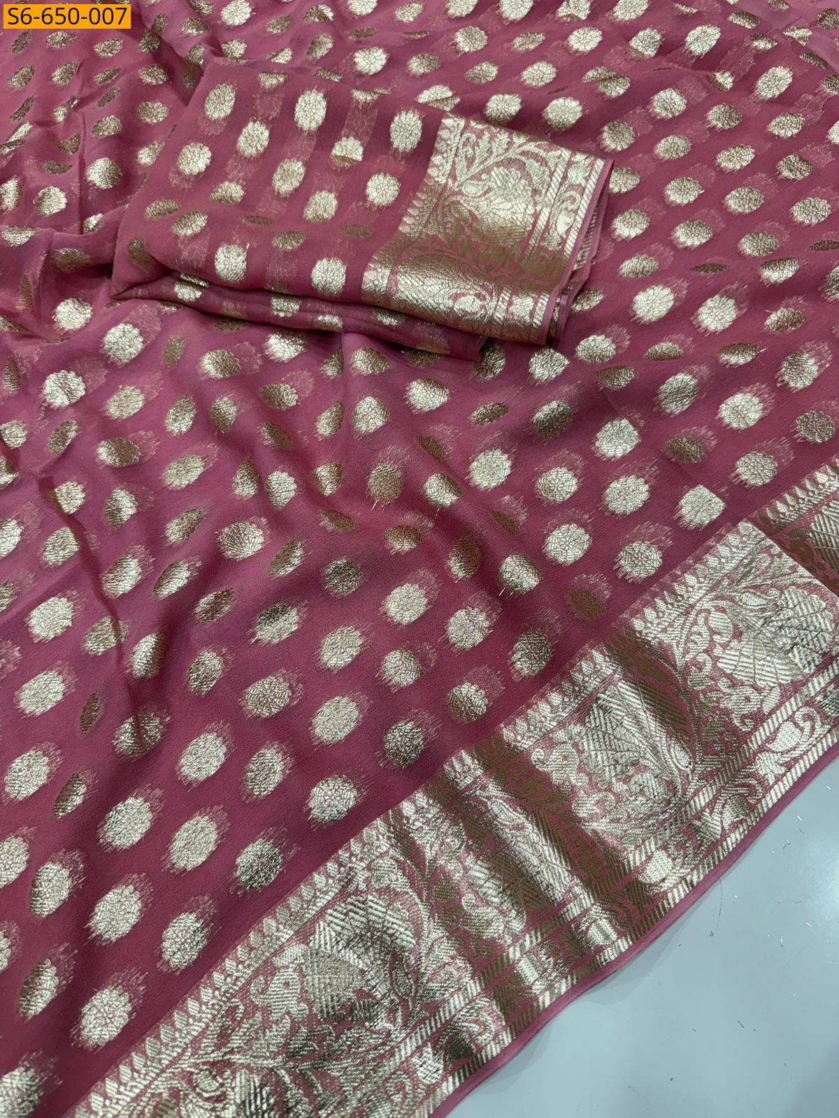 Viscose Georgette Saree