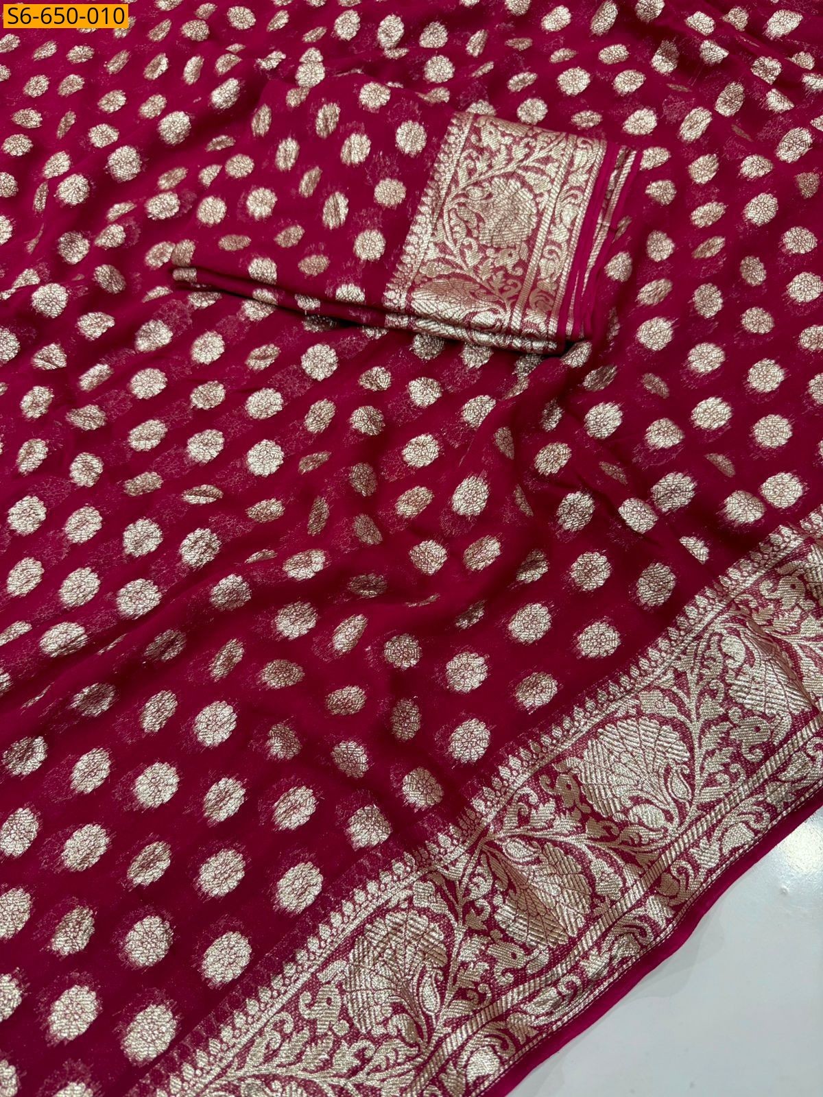 Viscose Georgette Saree