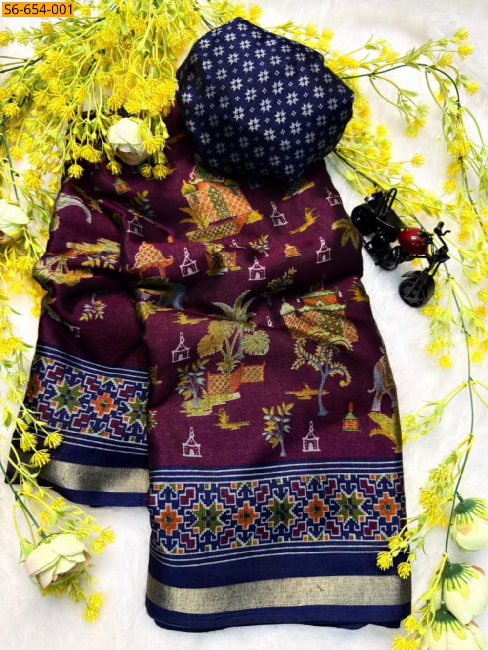 Fancy Mul cotton silk Saree