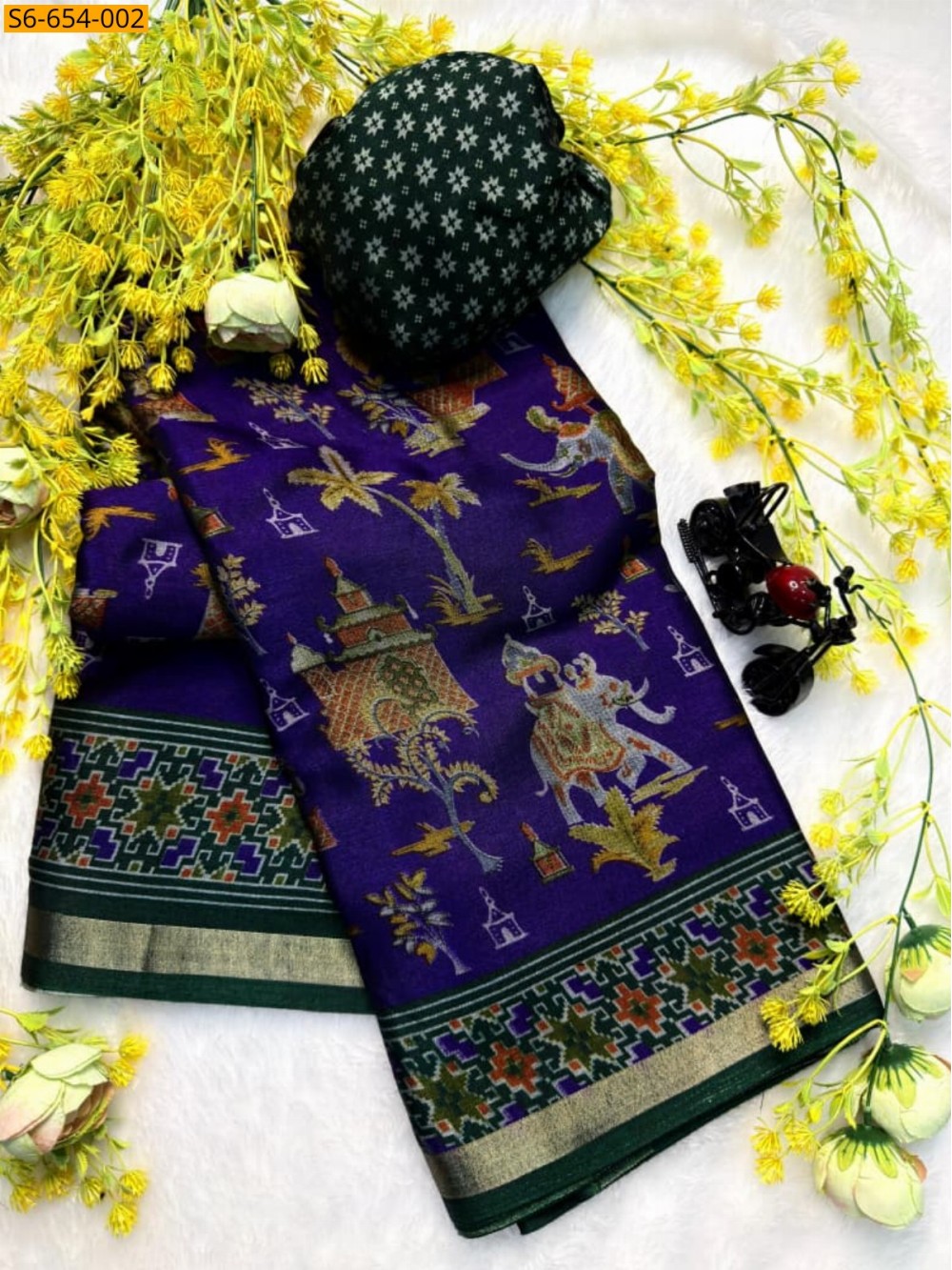 Fancy Mul cotton silk Saree