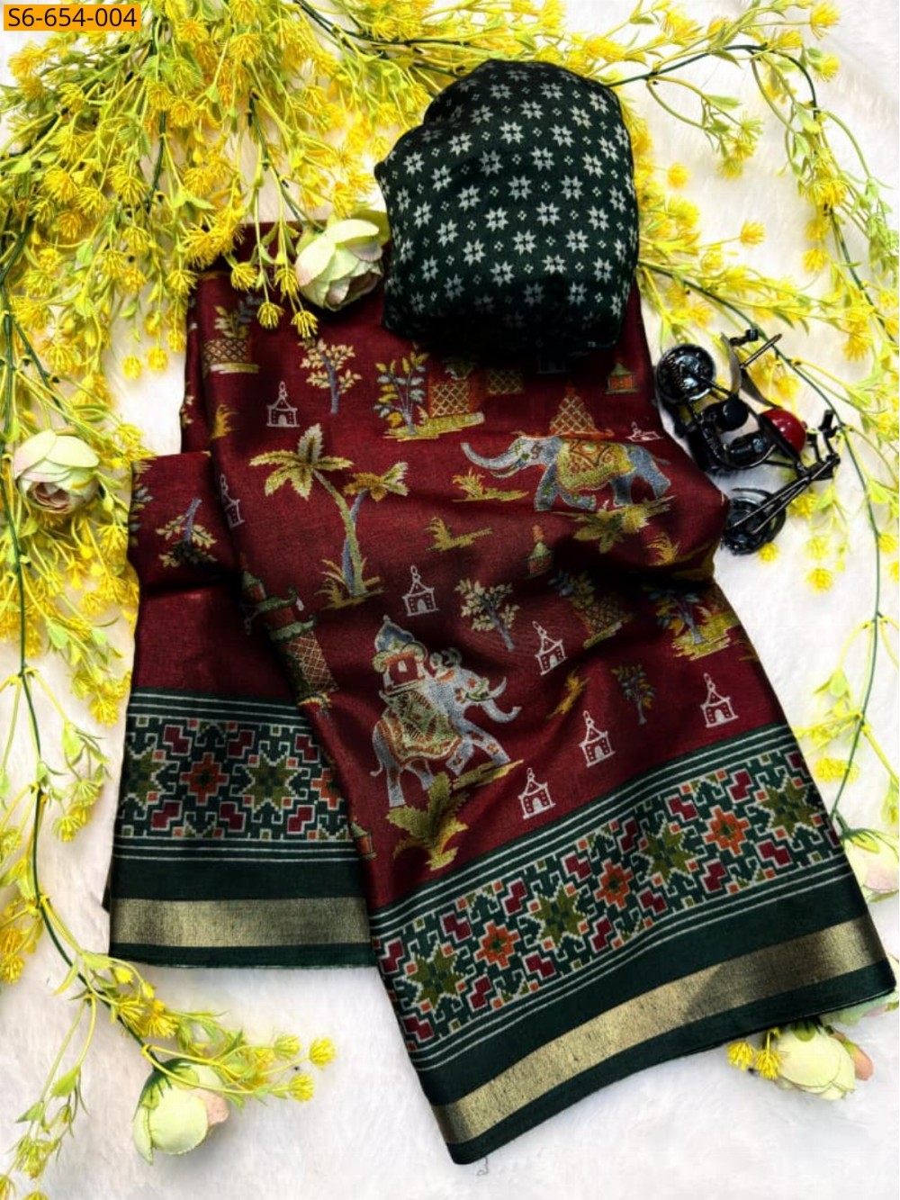 Fancy Mul cotton silk Saree