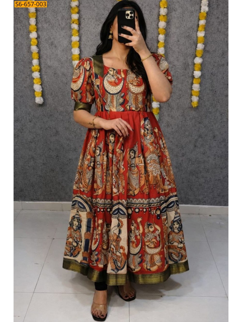 Printed Hakoba Maxi Dress