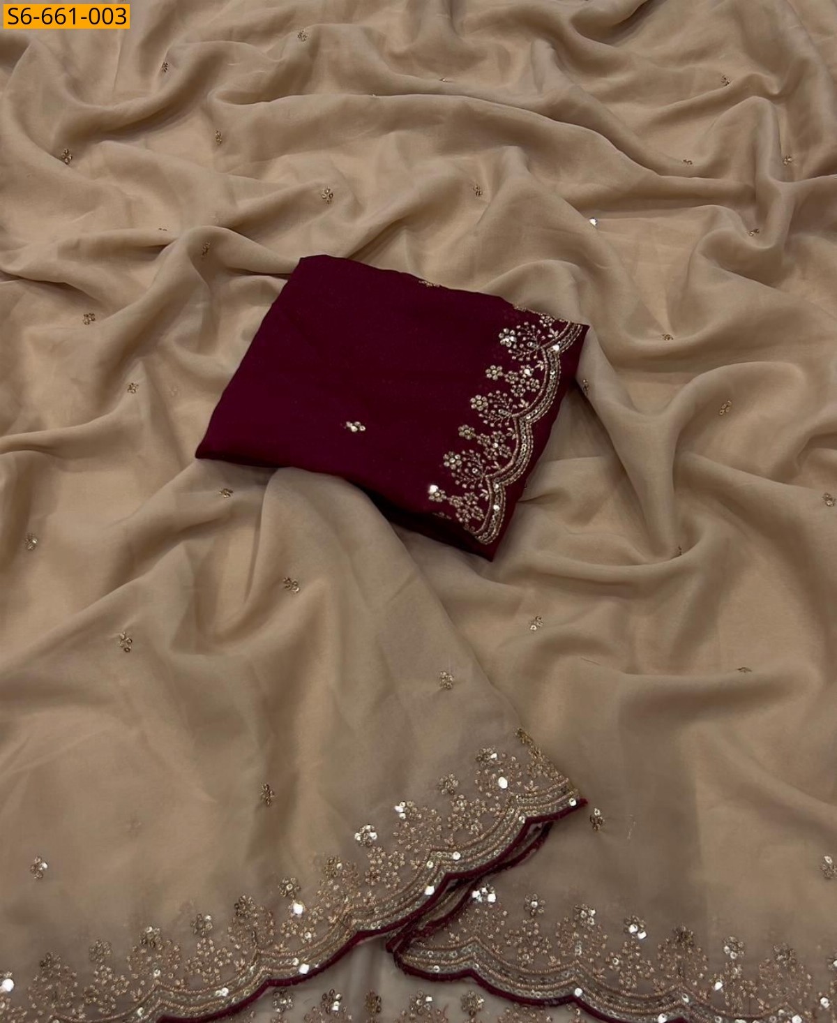 Star georgette saree