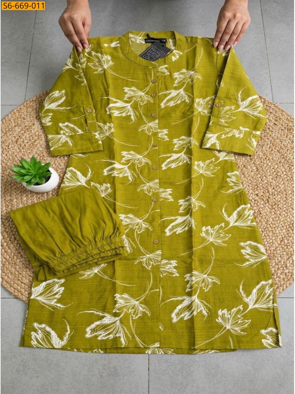 Fancy Bamboo Cotton Co Ord Set