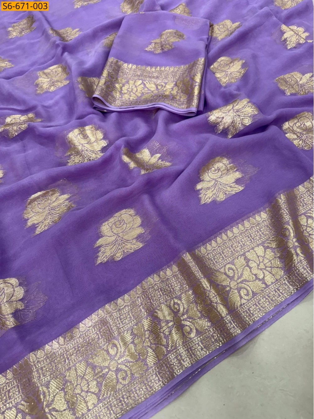 Viscose Georgette Saree