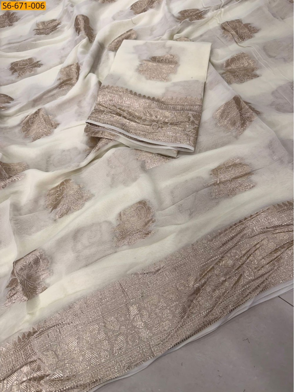 Viscose Georgette Saree