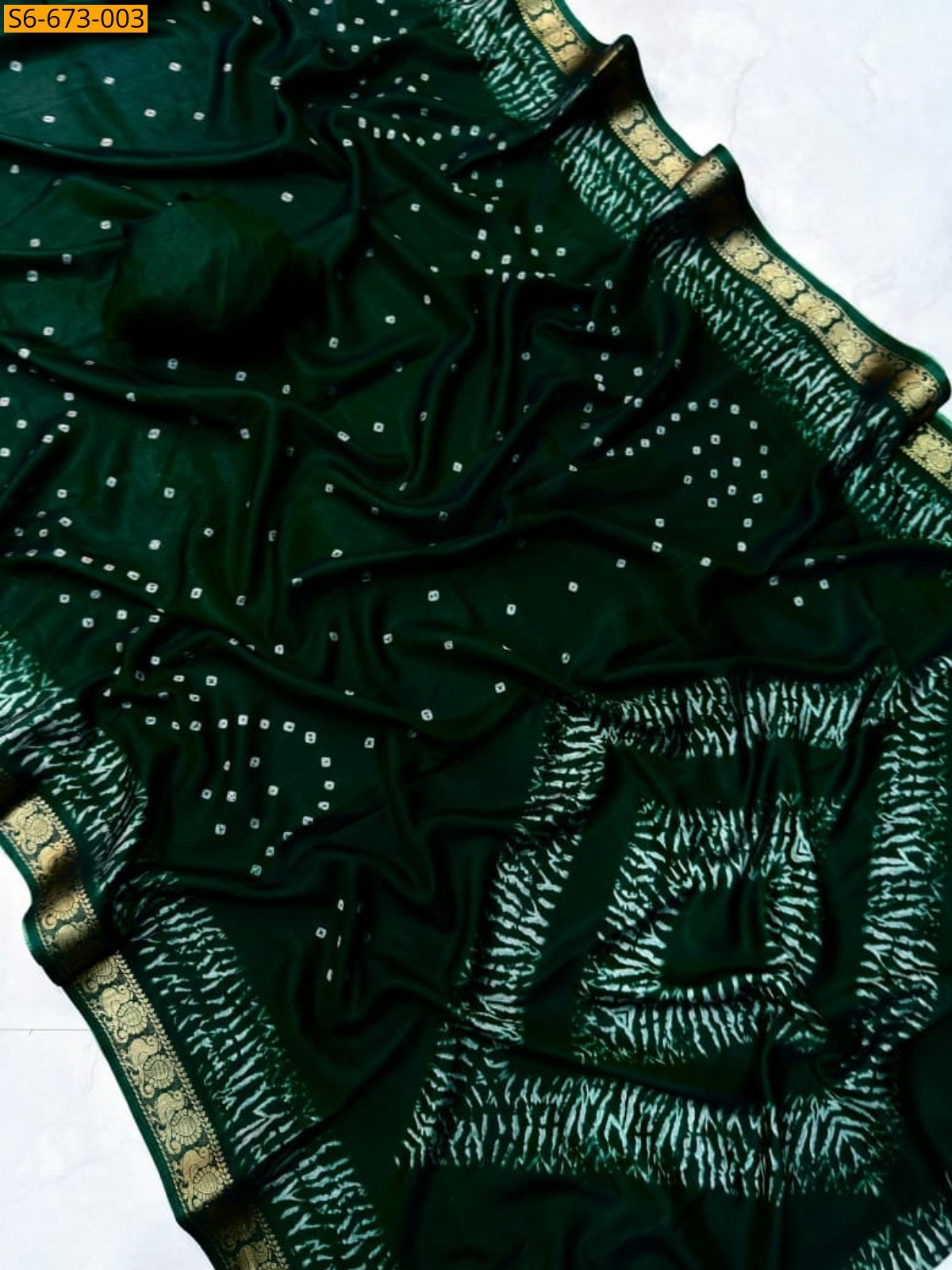 Green Soft bleck dola silk sarees