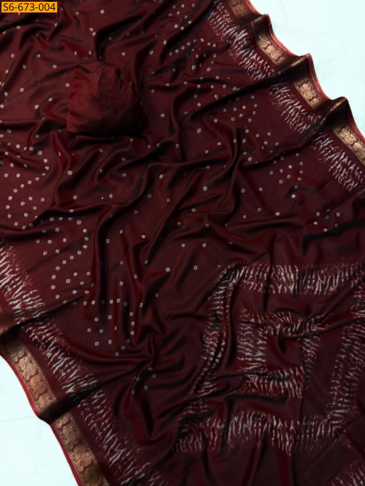 Maroon Soft bleck dola silk sarees