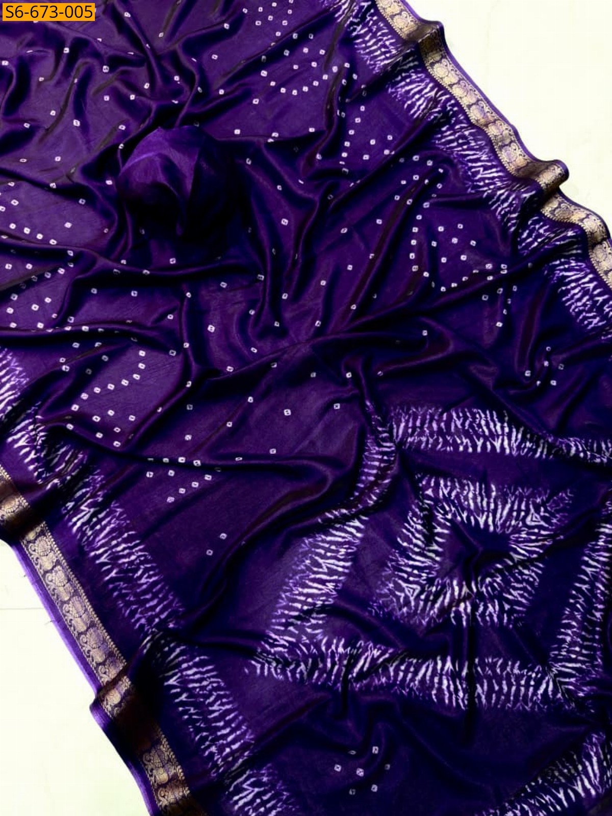 Violet Soft bleck dola silk sarees