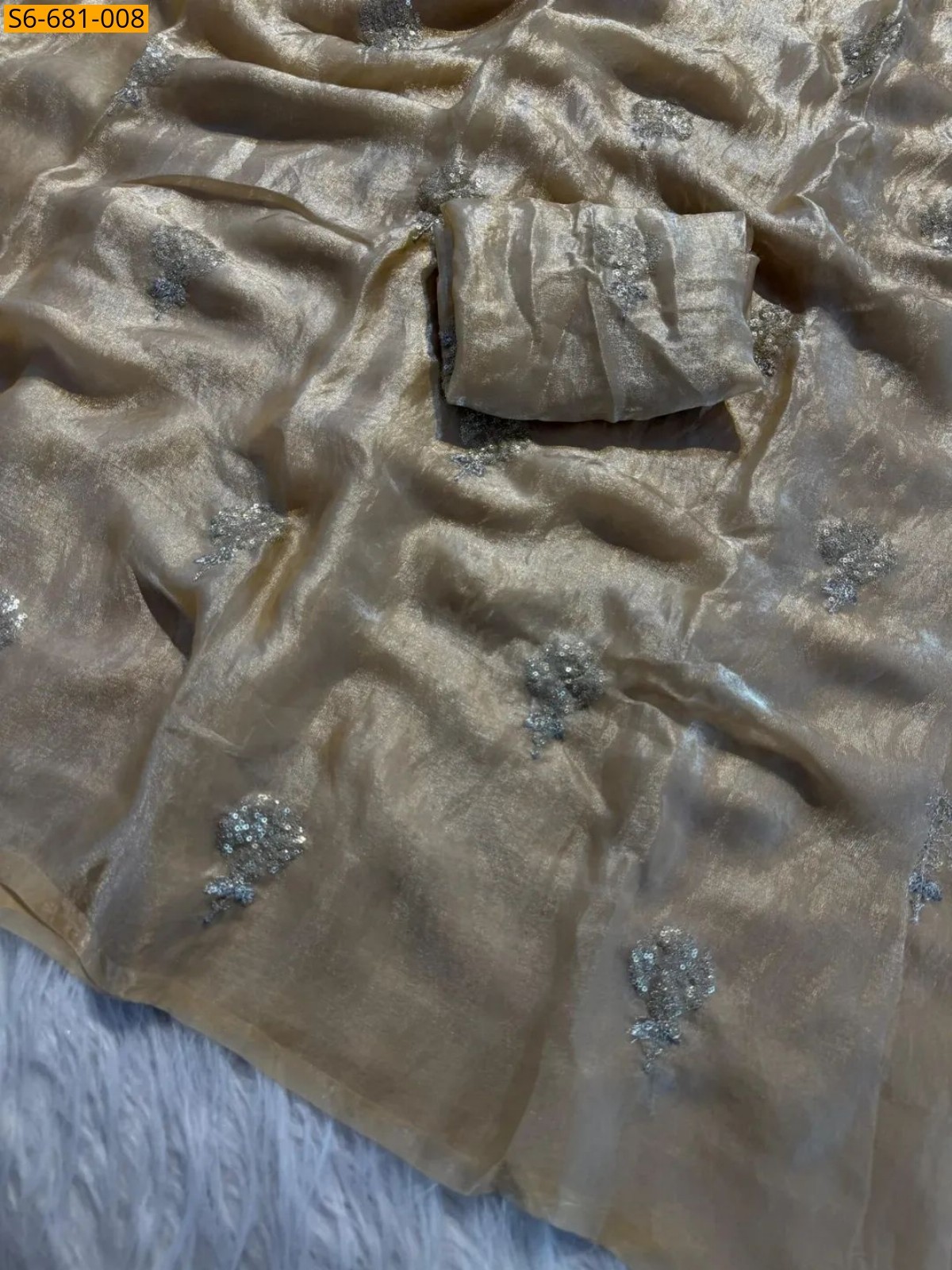 Sandal Soft Space Silk Sarees