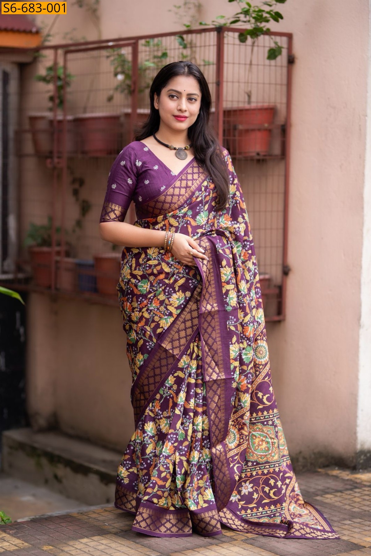 Wine Fancy Soft Silk Sarees