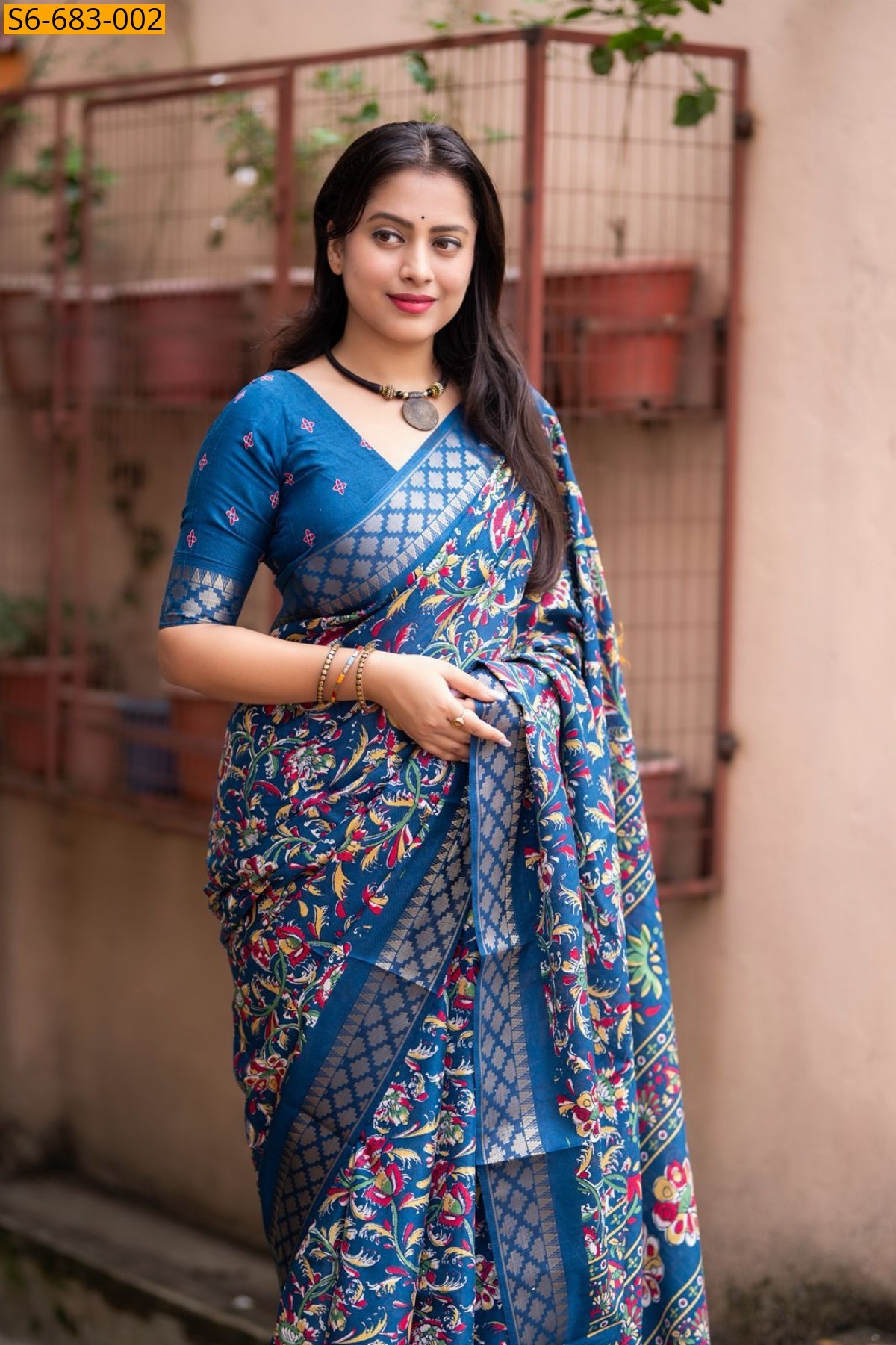 Blue Fancy Soft Silk Sarees