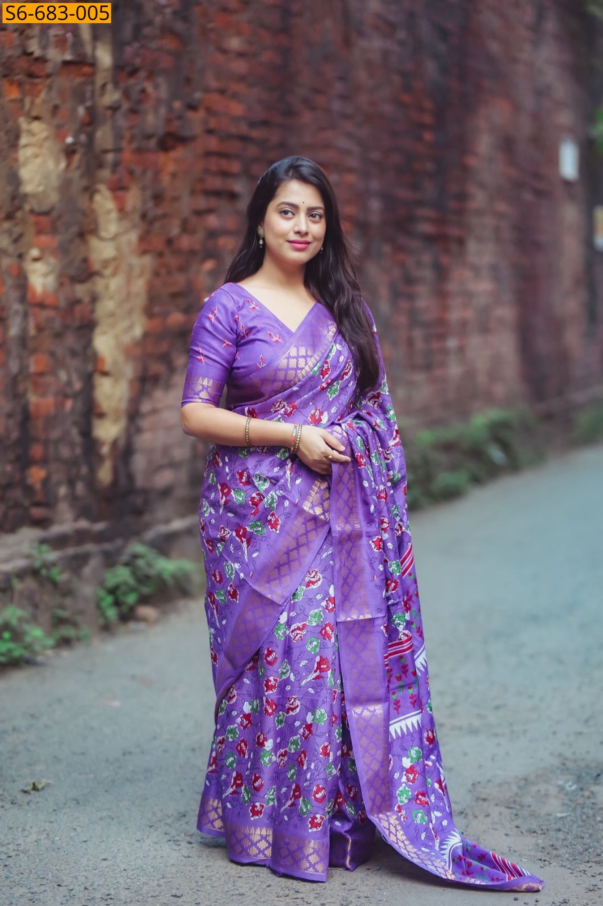 Purple Fancy Soft Silk Sarees