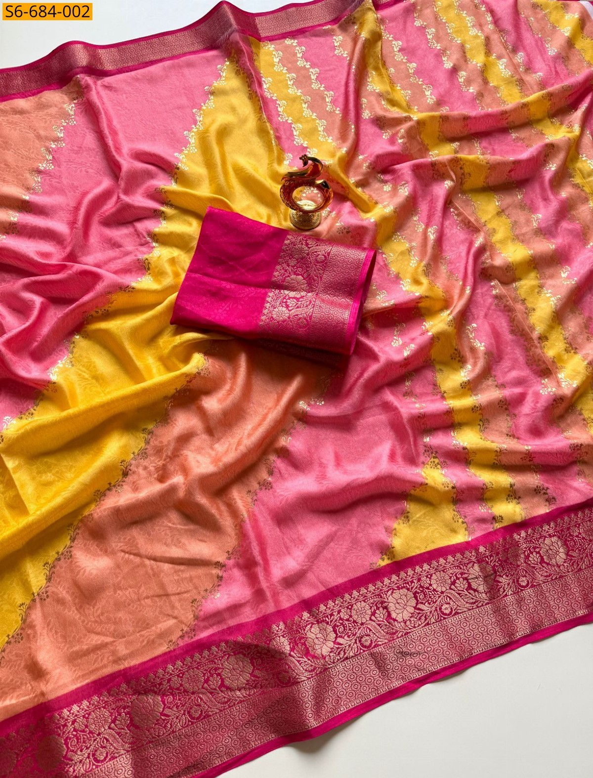 Multi Color Fancy Marshmellow Sarees