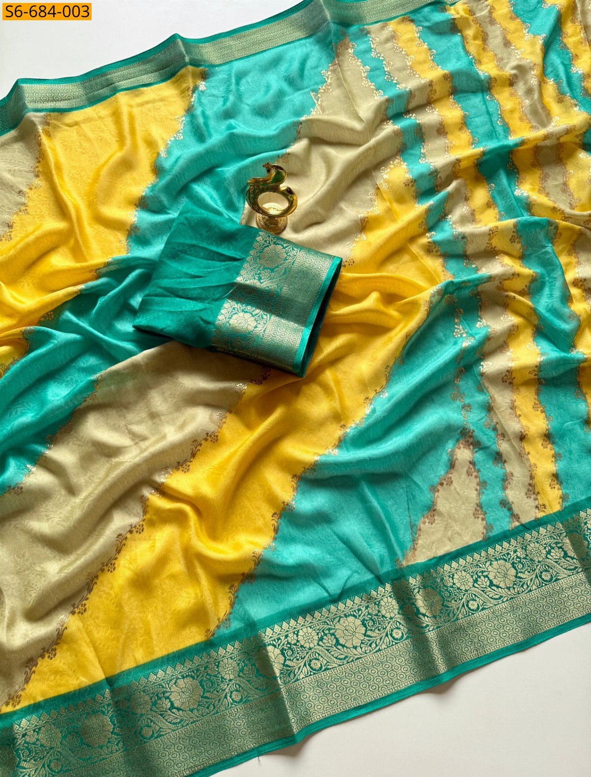 Multi Color Fancy Marshmellow Sarees