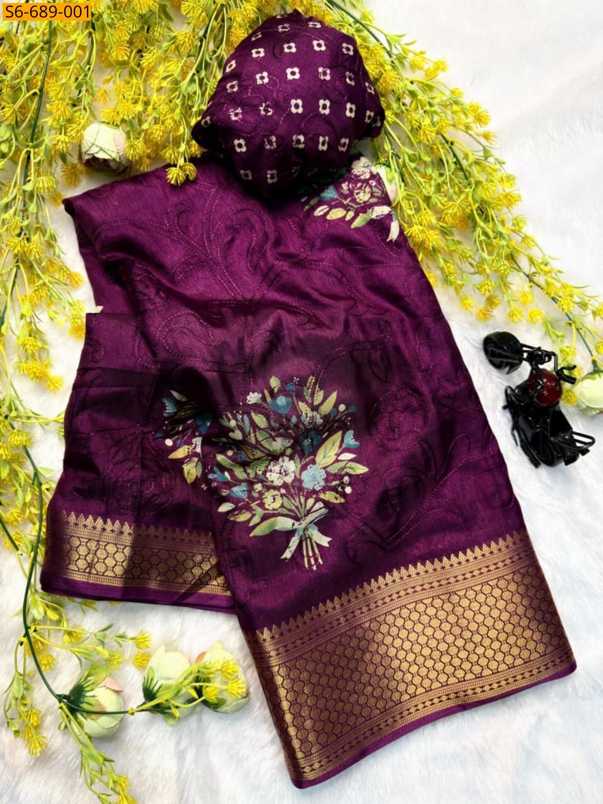 Fancy Dola Silk Saree