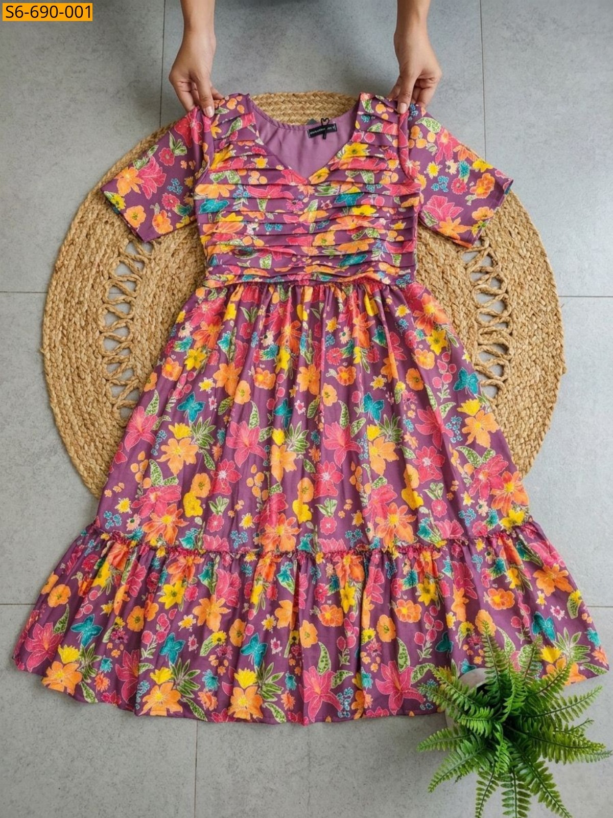 Multi Colour Soft Cotton Maxi