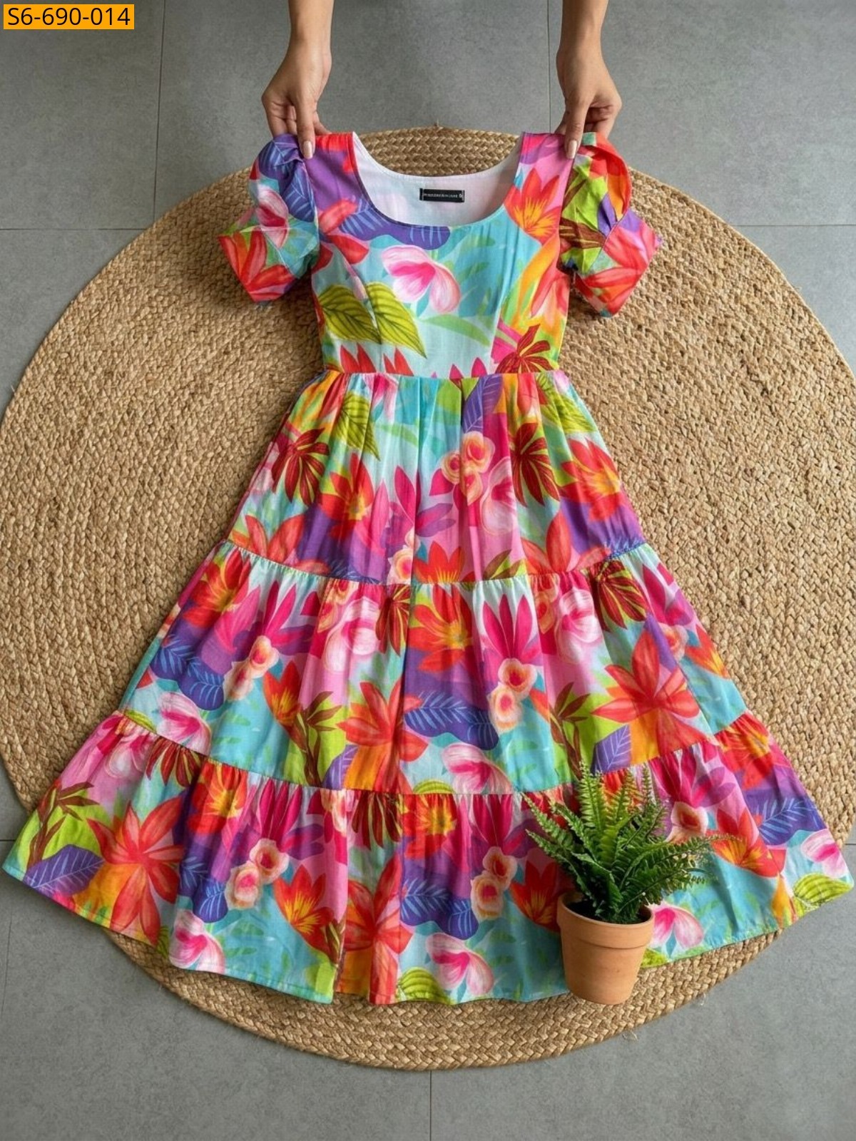 Multi Colour Soft Cotton Maxi