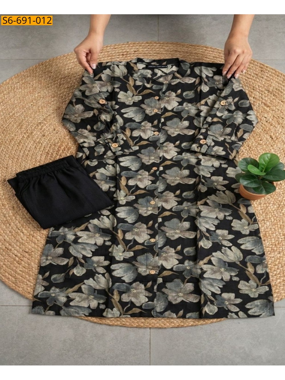 Fancy Bamboo Cotton Co Ord Set