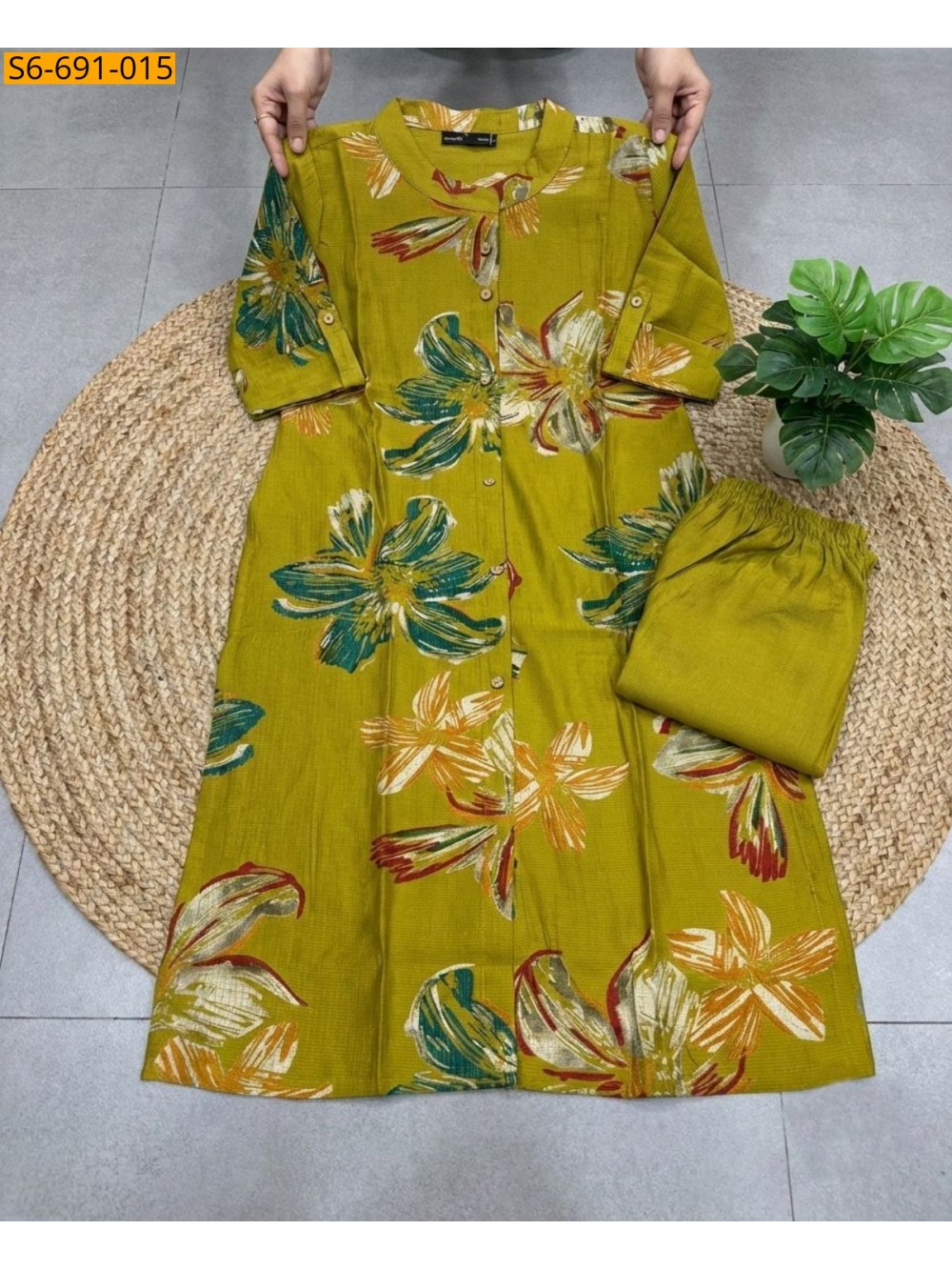 Fancy Bamboo Cotton Co Ord Set