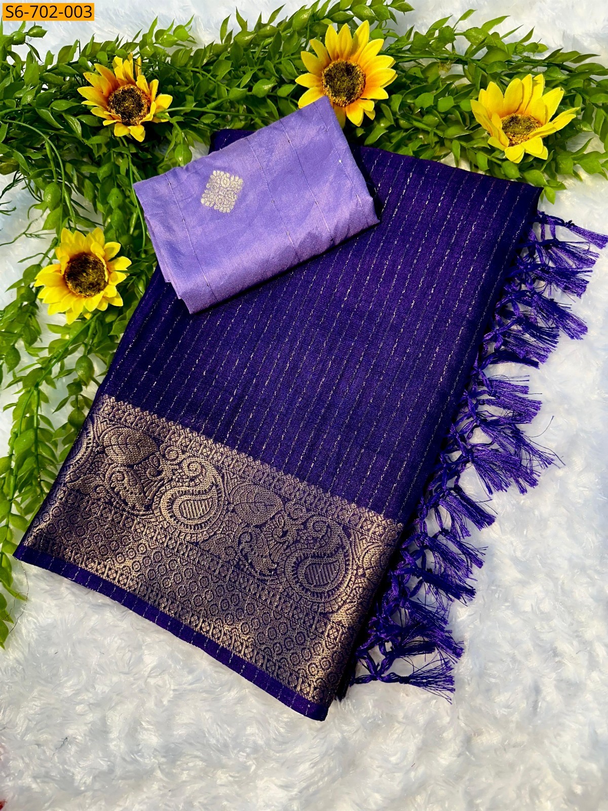 Violet Soft dola silk sarees