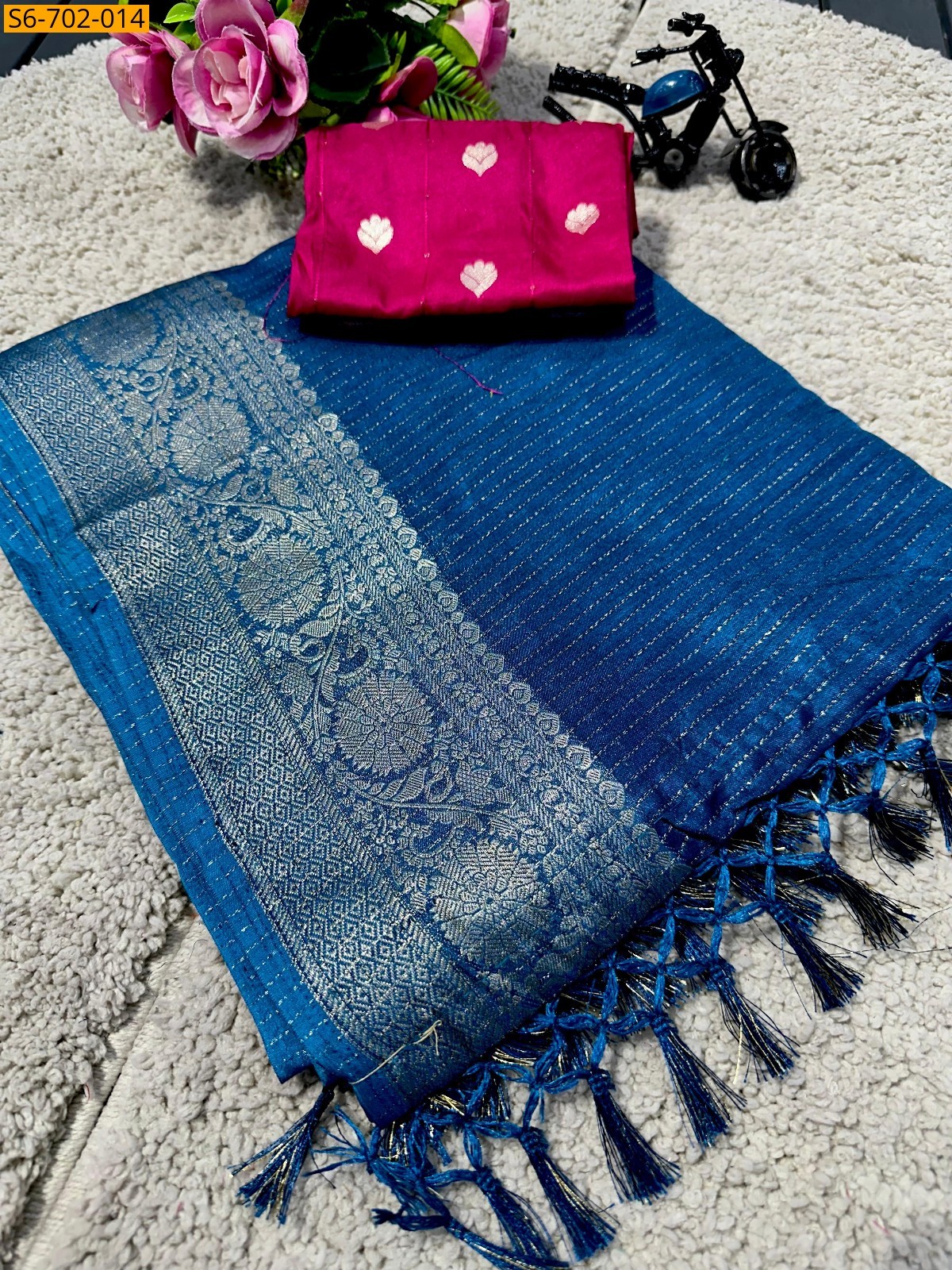 Morpitch Soft dola silk sarees