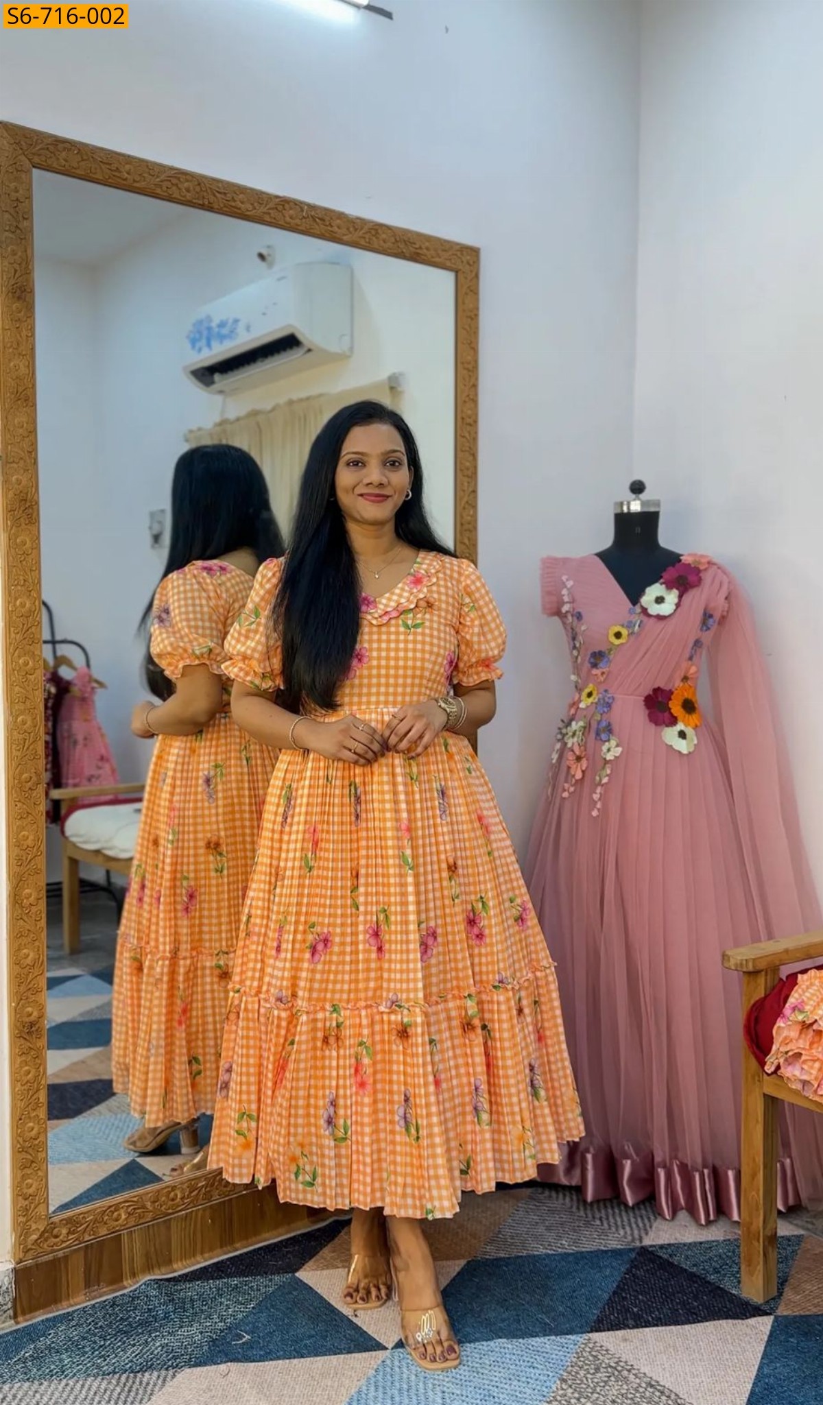 Soft Cotton Maxi - Orange