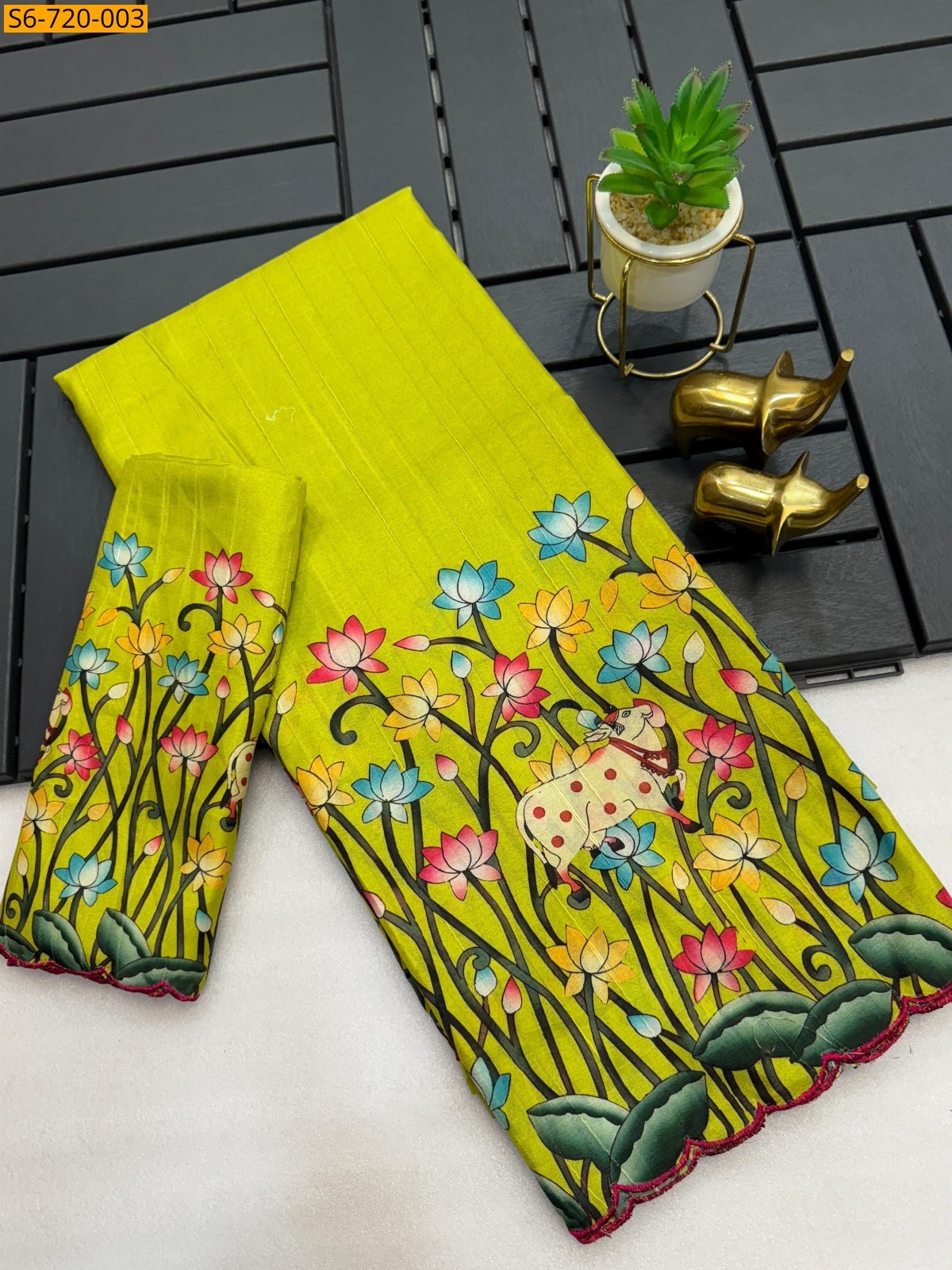 Green Soft Space Silk Saree