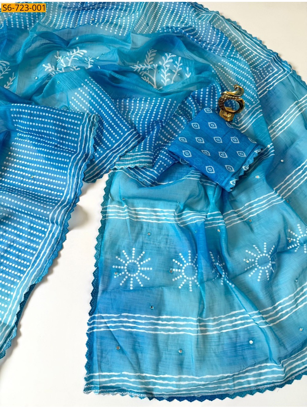 Soft Linen cotton Saree