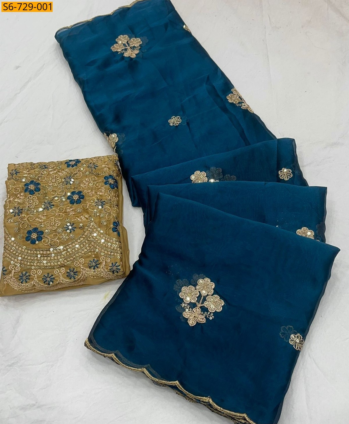 Morpitch Rangoli Tissue Saree