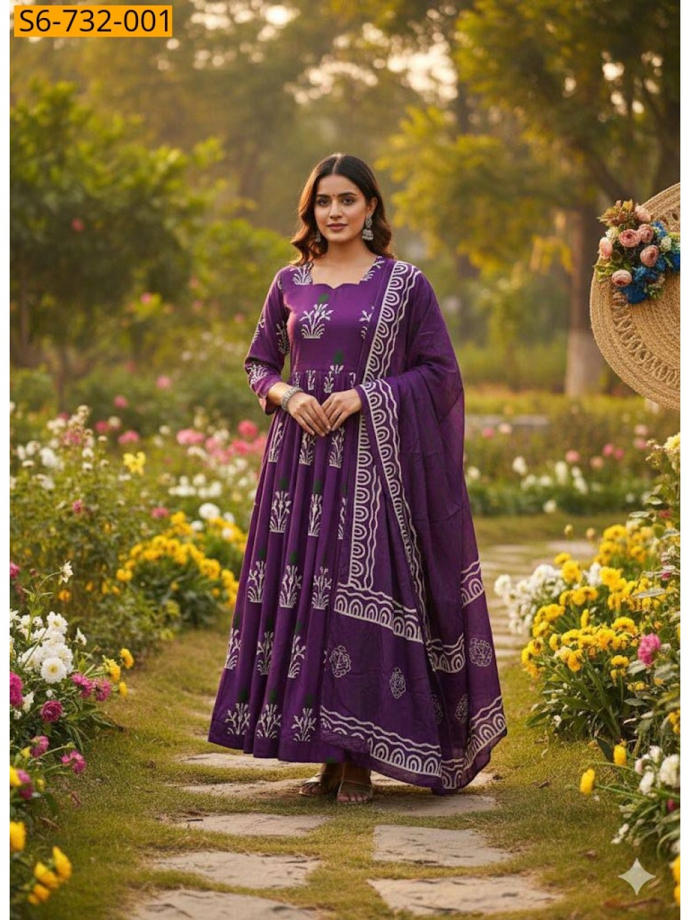 Soft Cotton Floral Suit Set