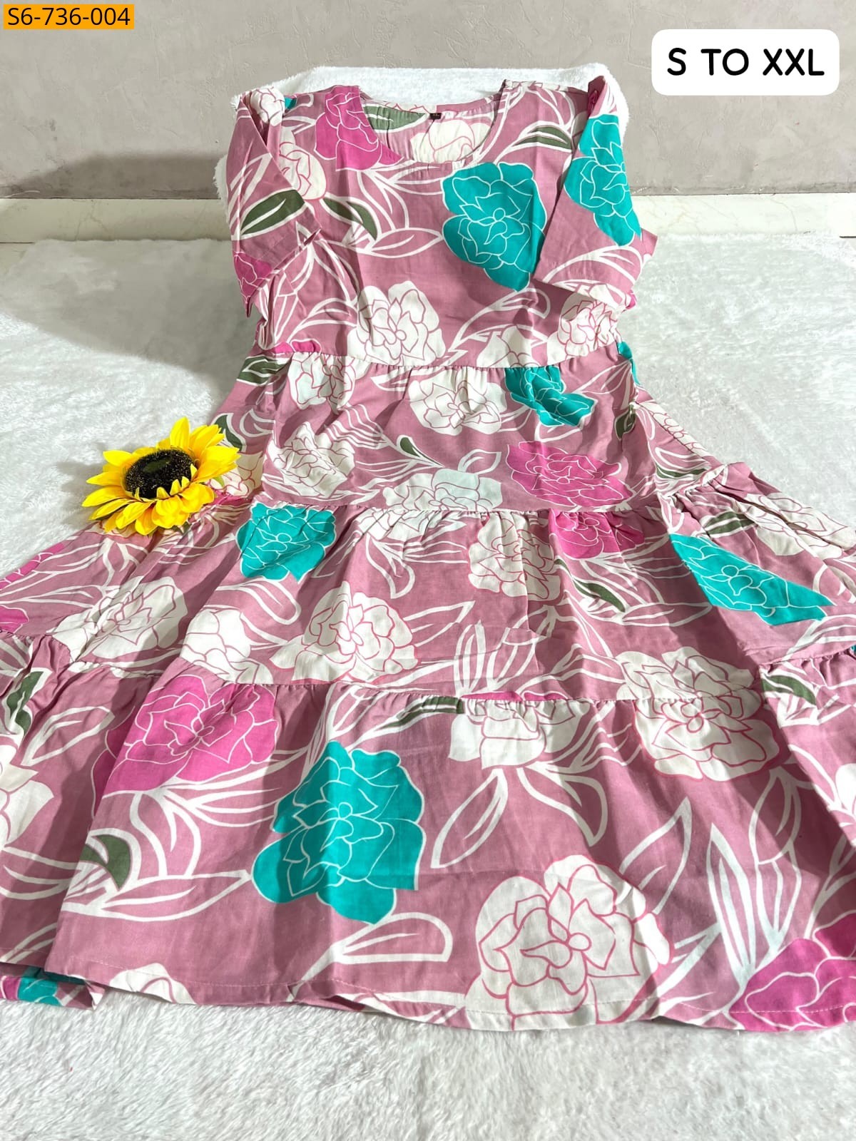 Onion Pink Cotton Maxi