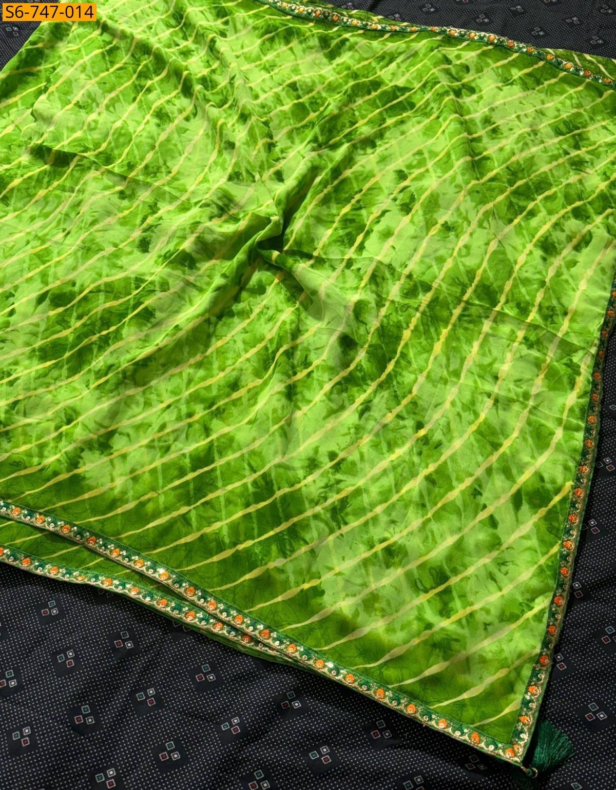 Green Fancy Georgette Saree
