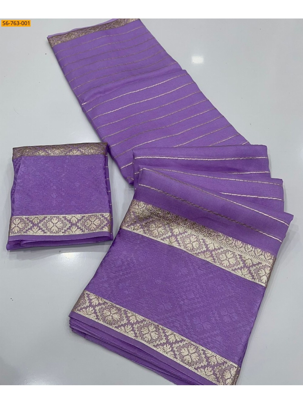 Viscose Georgette Saree