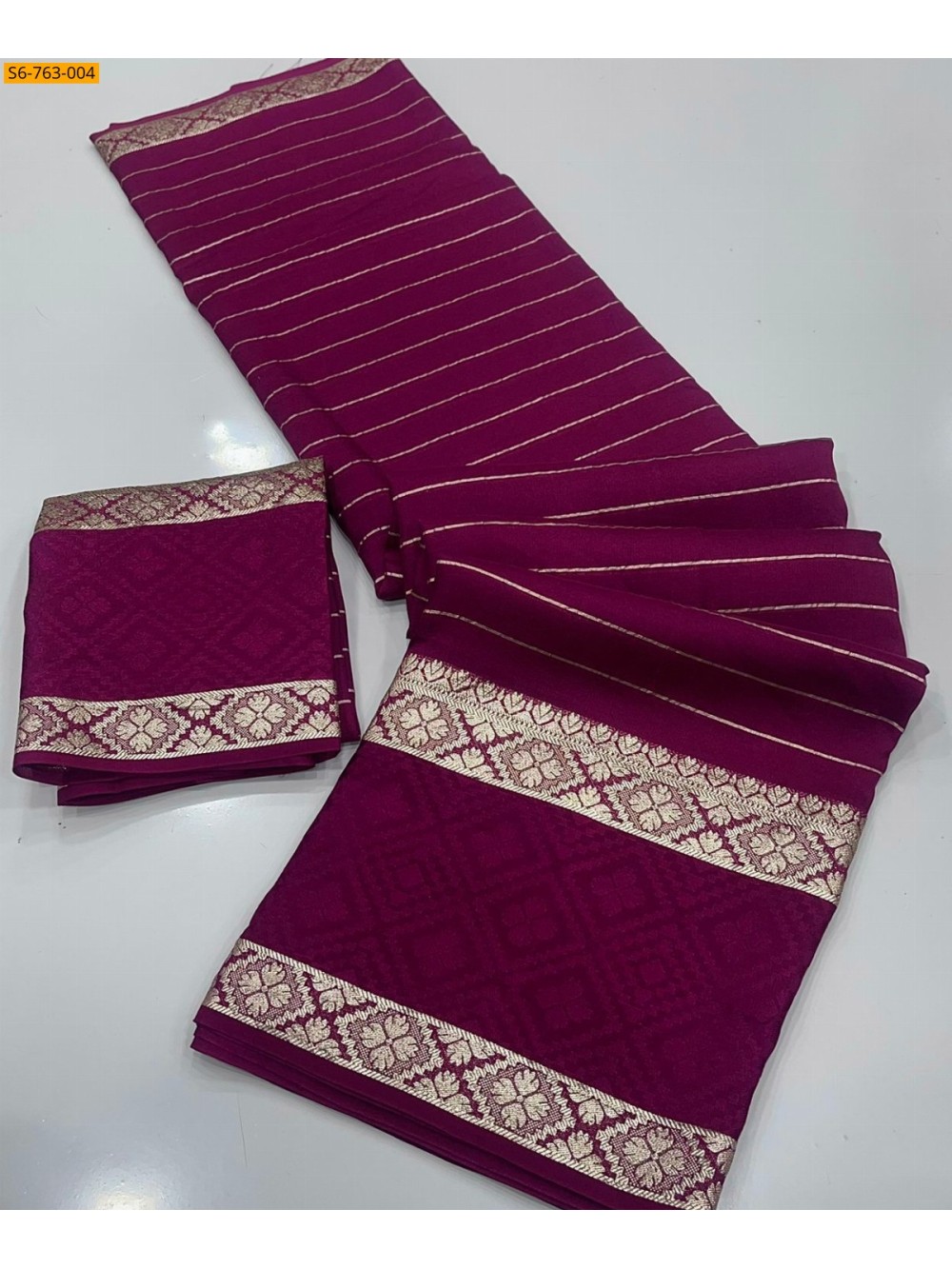 Viscose Georgette Saree