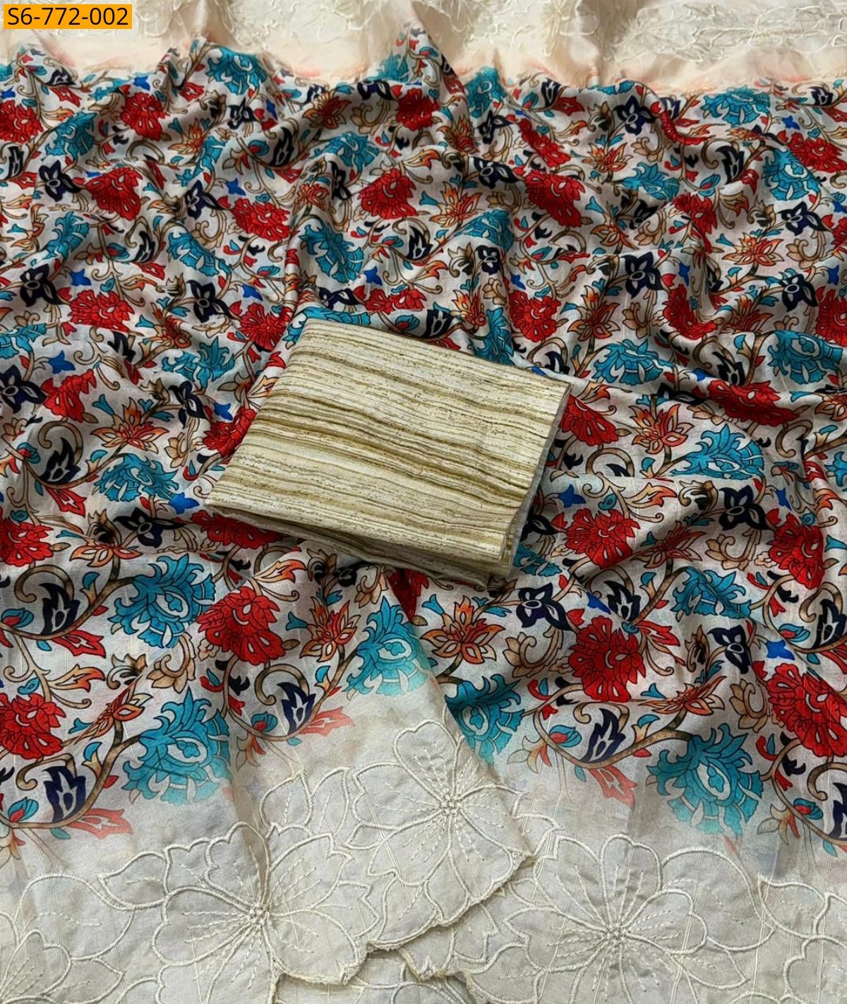 Multi Color Fancy tussar silk sarees